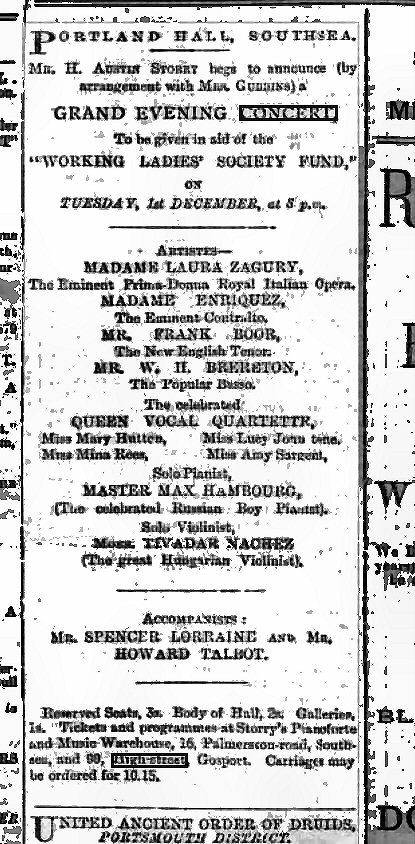 Portsmouth Evening News - Friday 20 November 1891